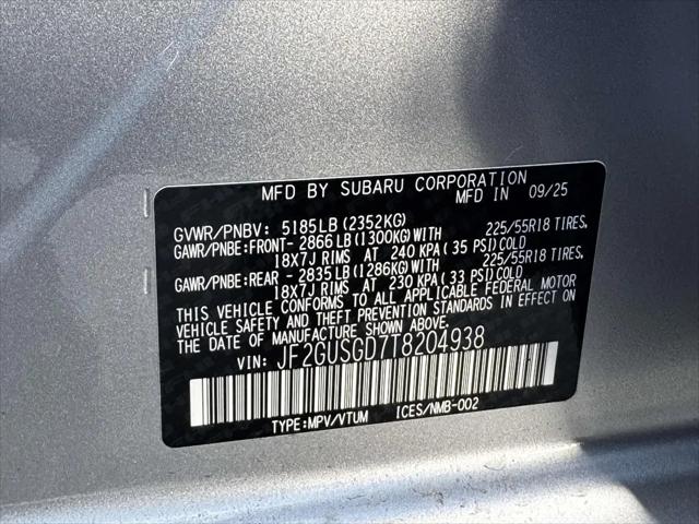 2026 Subaru Crosstrek Sport