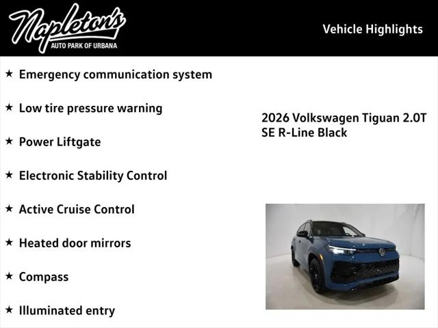 2026 Volkswagen Tiguan SE R-Line Black