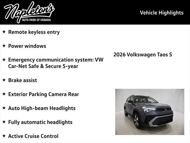 2026 Volkswagen Taos S