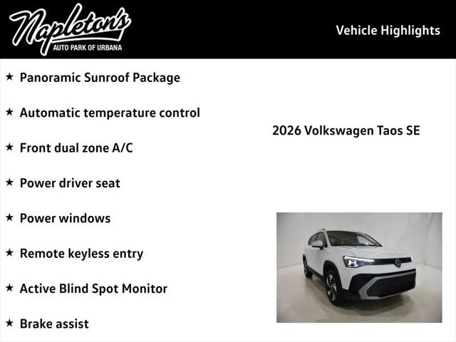 2026 Volkswagen Taos SE