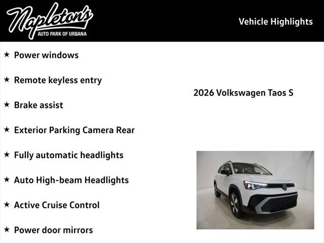 2026 Volkswagen Taos S