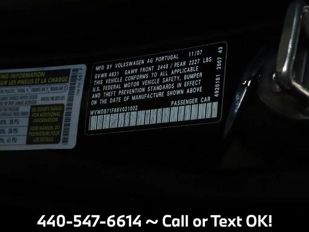 2008 Volkswagen Eos VR6