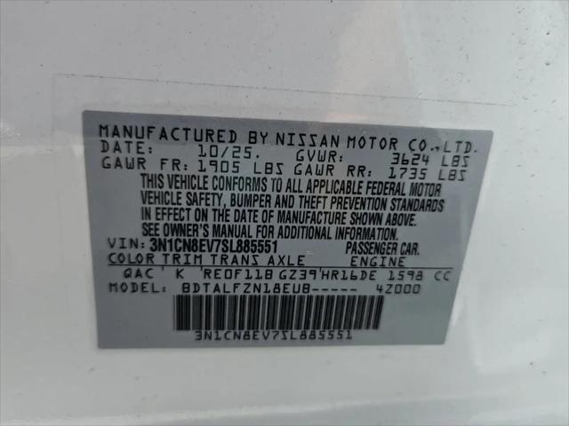 2025 Nissan Versa 1.6 SV