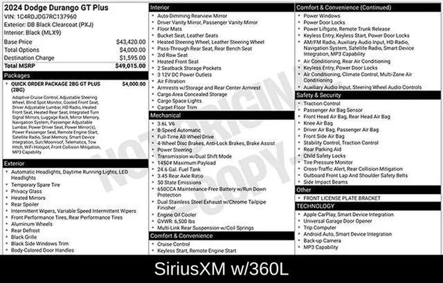 2024 Dodge Durango GT Plus AWD