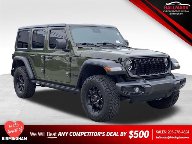 2024 Jeep Wrangler 4-Door Willys 4x4 2024 Jeep Wrangler 4-Door Willys 4x4