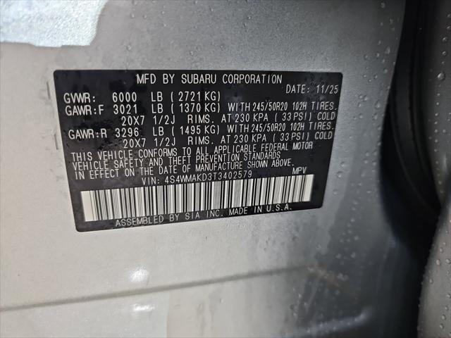 2026 Subaru Ascent Touring 7-Passenger