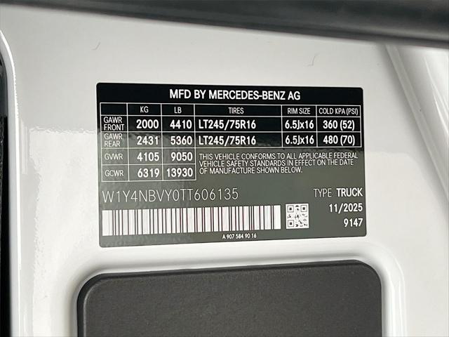 2026 Mercedes-Benz Sprinter 2500 Standard Roof 4-Cyl Diesel HO