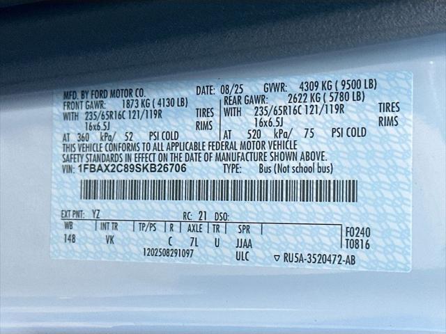 2025 Ford Transit-350 Passenger Van XL