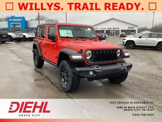 2026 Jeep Wrangler WRANGLER 4-DOOR WILLYS 2026 Jeep Wrangler WRANGLER 4-DOOR WILLYS