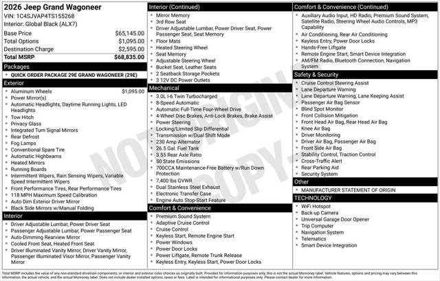 2026 Wagoneer Grand Wagoneer GRAND WAGONEER 4X4