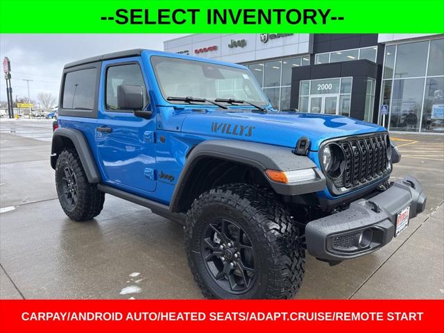 2026 Jeep Wrangler WRANGLER 2-DOOR WILLYS 2026 Jeep Wrangler WRANGLER 2-DOOR WILLYS