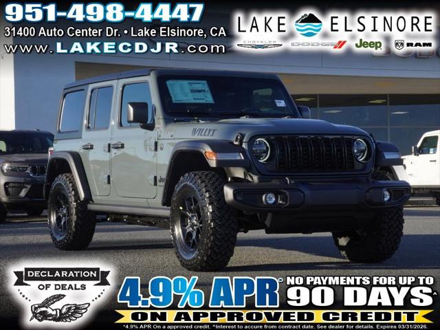 2026 Jeep Wrangler WRANGLER 4-DOOR WILLYS
