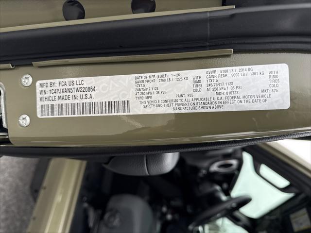 2026 Jeep Wrangler Sport