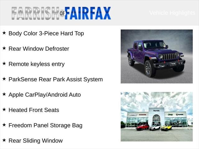 2026 Jeep Gladiator GLADIATOR RUBICON X 4X4