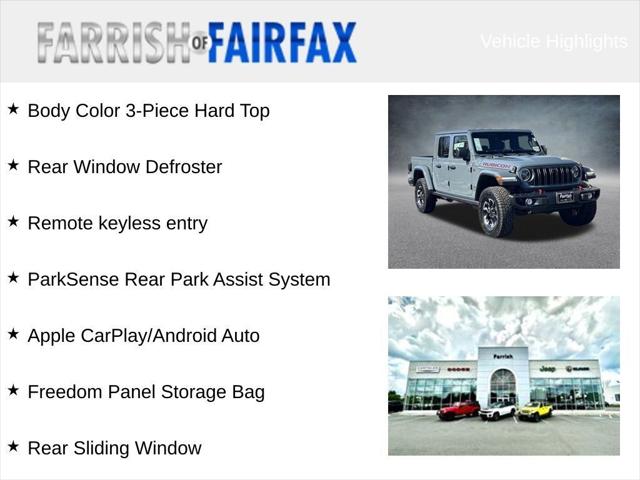 2026 Jeep Gladiator GLADIATOR RUBICON X 4X4 2026 Jeep Gladiator GLADIATOR RUBICON X 4X4