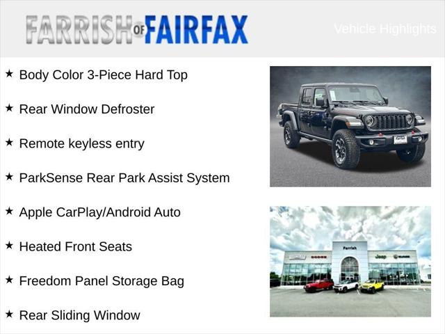 2026 Jeep Gladiator GLADIATOR RUBICON X 4X4 2026 Jeep Gladiator GLADIATOR RUBICON X 4X4