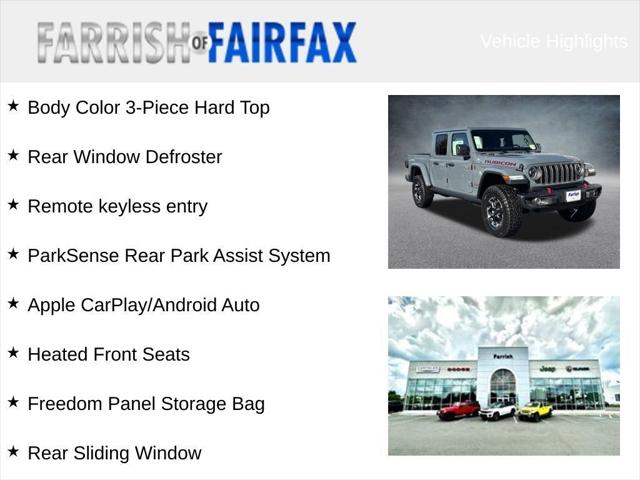 2026 Jeep Gladiator GLADIATOR RUBICON X 4X4 2026 Jeep Gladiator GLADIATOR RUBICON X 4X4