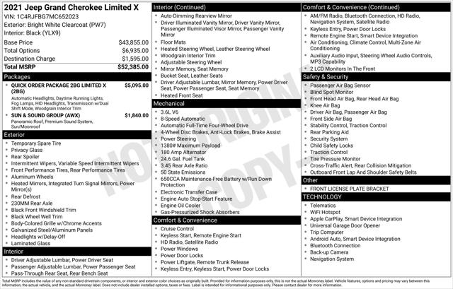 2021 Jeep Grand Cherokee Limited X 4x4