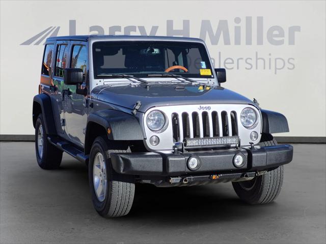 2018 Jeep Wrangler JK Unlimited Sport S 4x4 2018 Jeep Wrangler JK Unlimited Sport S 4x4