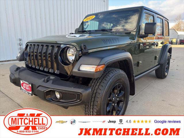 2021 Jeep Wrangler Unlimited Willys Sport 4x4 2021 Jeep Wrangler Unlimited Willys Sport 4x4