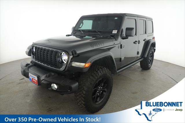 2024 Jeep Wrangler 4-Door Willys 4x4 2024 Jeep Wrangler 4-Door Willys 4x4