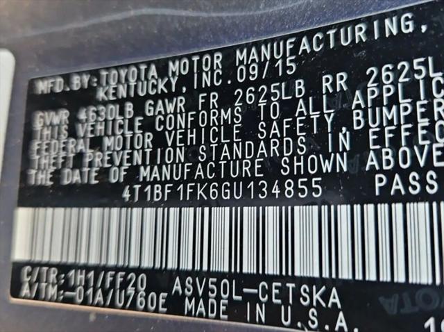 2016 Toyota Camry SE