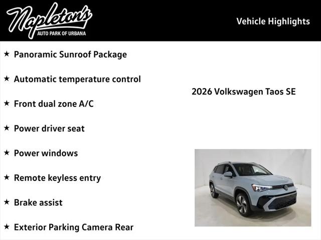 2026 Volkswagen Taos SE