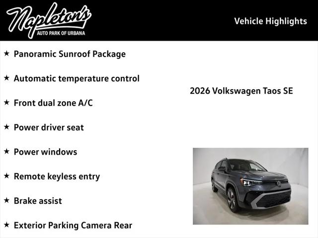 2026 Volkswagen Taos SE