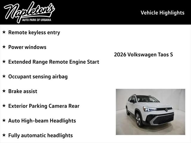 2026 Volkswagen Taos S