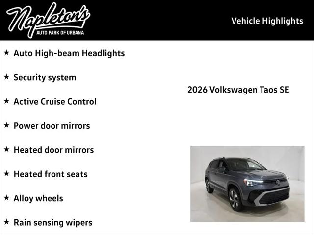 2026 Volkswagen Taos SE