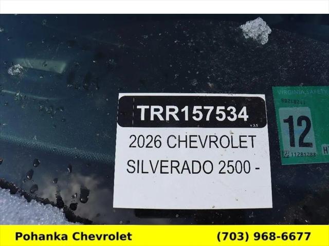 2026 Chevrolet Silverado 3500HD Crew Cab, Long Bed, WT Dual Rear Wheel, RWD