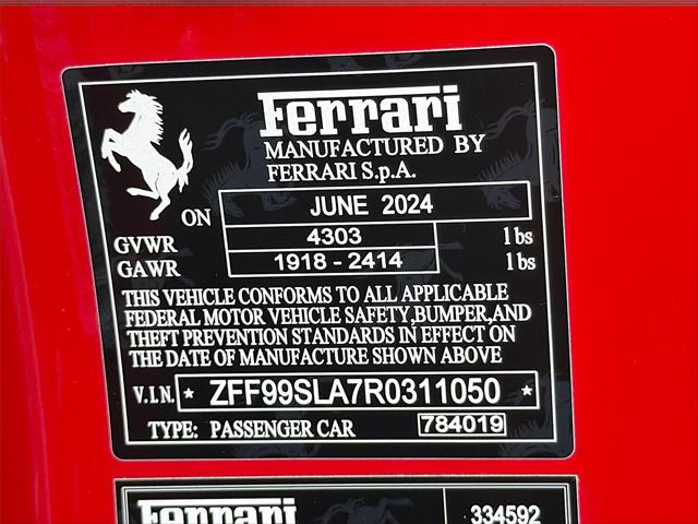 2024 Ferrari 296 GTB Coupe