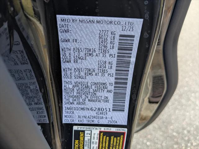 2026 Nissan Frontier King Cab S 4x4