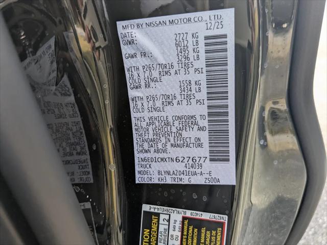2026 Nissan Frontier King Cab S 4x4