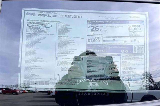 2026 Jeep Compass Latitude Altitude