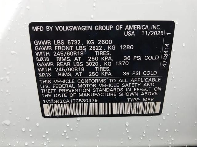 2026 Volkswagen Atlas SE