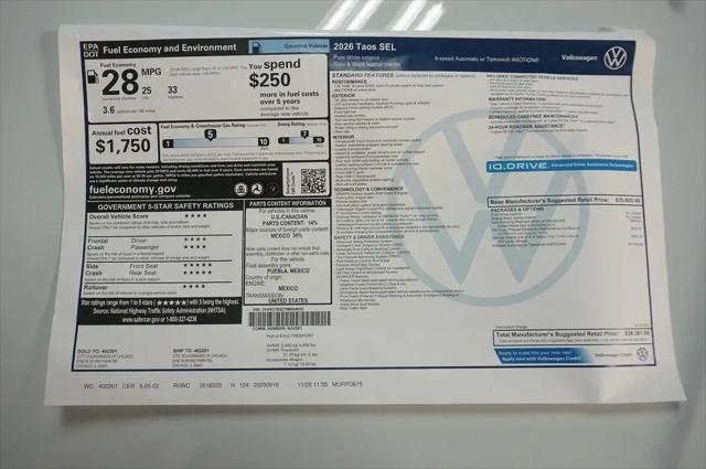 2026 Volkswagen Taos SEL