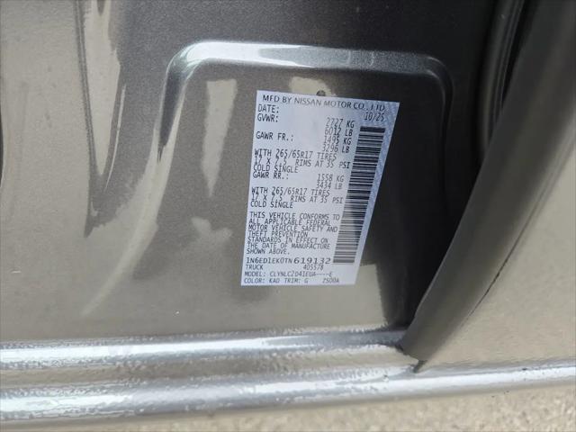 2026 Nissan Frontier Crew Cab SV 4x4