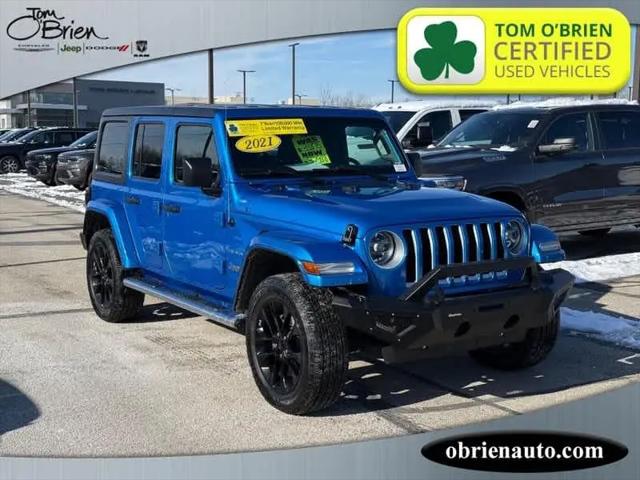 2021 Jeep Wrangler 4xe Unlimited Sahara 4x4 for sale in Indianapolis, IN