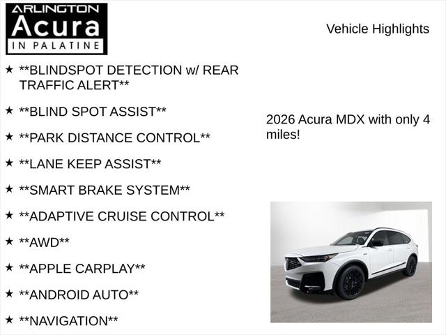 2026 Acura MDX A-SPEC Advance Package