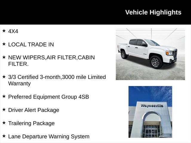 2021 GMC Canyon 4WD Crew Cab Short Box AT4 - Cloth