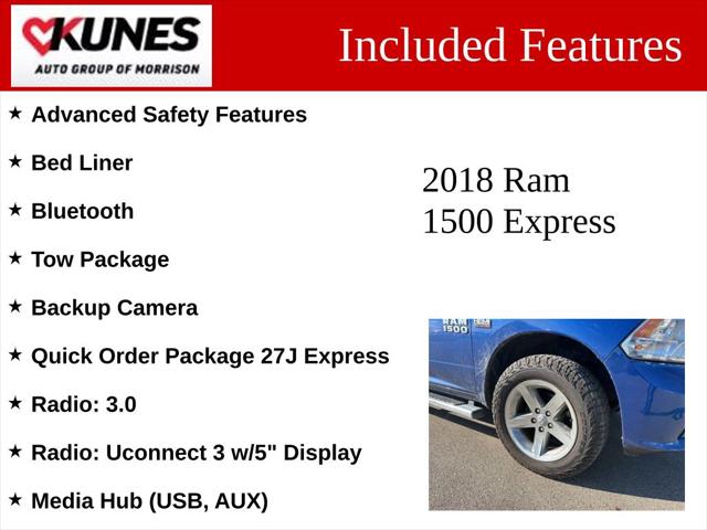 2018 RAM 1500 Express Quad Cab 4x4 64 Box 2018 RAM 1500 Express Quad Cab 4x4 64 Box