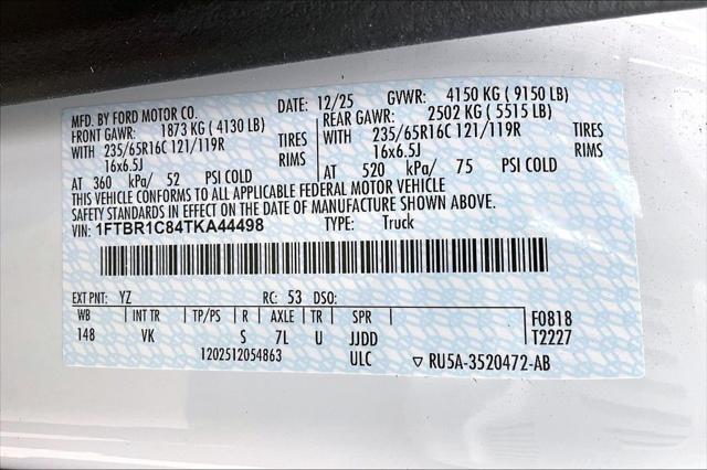 2026 Ford Transit Cargo Van Base