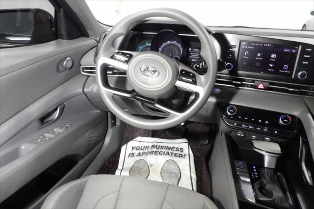 2023 Hyundai Elantra Hybrid Blue