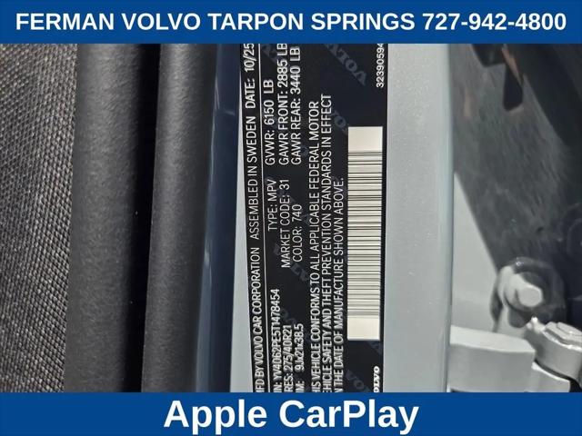 2026 Volvo XC90 Plus, B6 AWD Gas (mild hybrid), Gasoline, Bright, 7 Seats