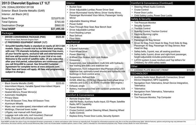 2013 Chevrolet Equinox 1LT 2013 Chevrolet Equinox 1LT