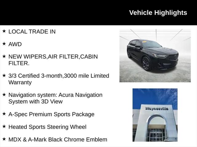 2022 Acura MDX A-SPEC Package 2022 Acura MDX A-SPEC Package