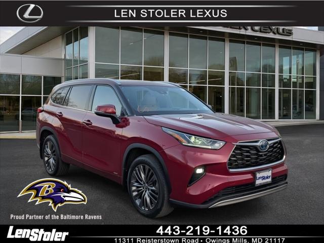 2022 Toyota Highlander Hybrid Platinum 2022 Toyota Highlander Hybrid Platinum