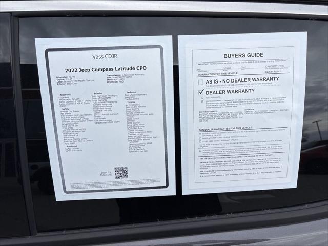 2022 Jeep Compass Latitude FWD 2022 Jeep Compass Latitude FWD