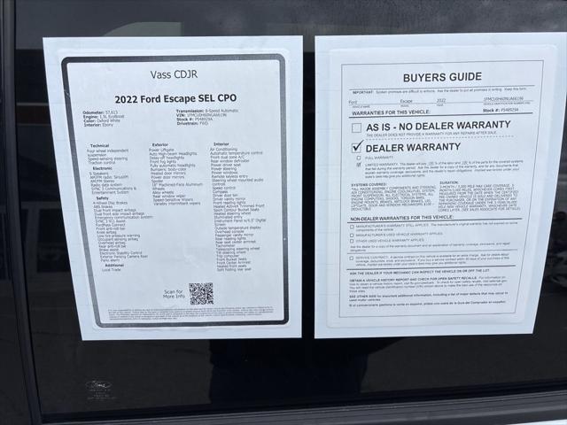 2022 Ford Escape SEL